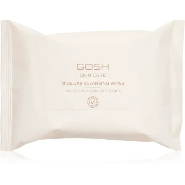GOSH COPENHAGEN Skin Care Micellar čisticí a odličovací ubrousky 25 ks