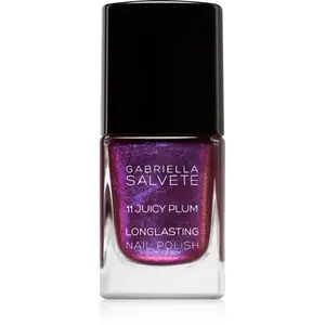 Gabriella Salvete Longlasting Enamel lak na nehty s holografickým efektem odstín 11 Juicy Plum 11 ml