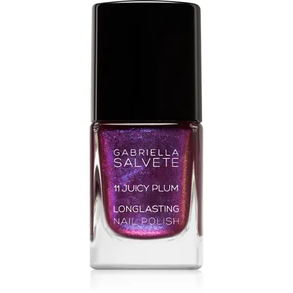 Gabriella Salvete Longlasting Enamel lak na nehty s holografickým efektem odstín 11 Juicy Plum 11 ml