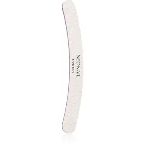 NEONAIL Nail File Curved pilník na nehty 100/180 1 ks