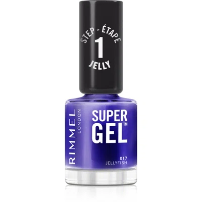 Rimmel Super Gel gelový lak na nehty bez užití UV/LED lampy odstín 017 Lacquer Jellyfish 12 ml