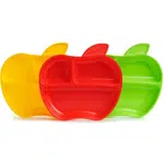 Munchkin Apple dělený talíř 6 m+ 3 ks