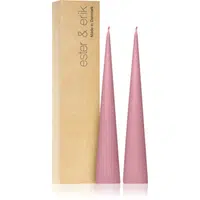ester & erik cone candles old rose (no. 39) dekorativní svíčka 2x25 cm