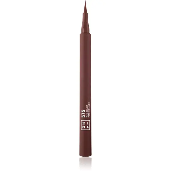 3INA The Color Pen Eyeliner oční linky ve fixu odstín 575 - Brown 1 ml