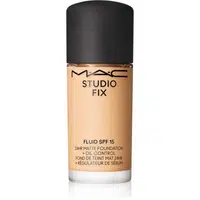 MAC Cosmetics Mini Studio Fix Fluid SPF 15 24HR Matte Foundation + Oil Control matující make-up SPF 15 odstín NC15 15 ml