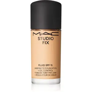 MAC Cosmetics Mini Studio Fix Fluid SPF 15 24HR Matte Foundation + Oil Control matující make-up SPF 15 odstín NC15 15 ml