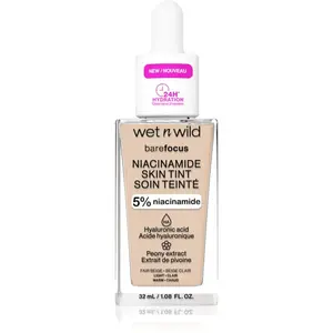 Wet n Wild BareFocus Niacinamide Skin Tint lehký hydratační make-up odstín Fair Beige (Warm) 32 ml