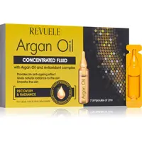 Revuele Ampoules Argan Oil Concentrated Fluid koncentrované pleťové sérum na obličej, krk a dekolt 7x2 ml