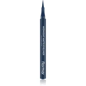 flormar Midnight Matte Eyeliner linka na oči ve fixu s matným efektem odstín 03 Dark Blue 1 ml