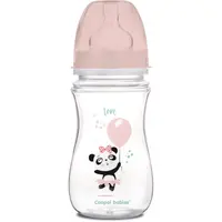 Canpol babies Exotic Animals kojenecká láhev Pink 240 ml
