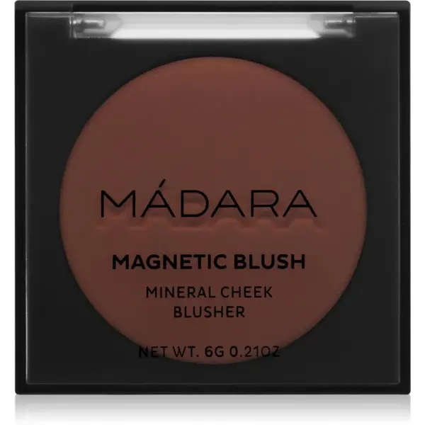 MÁDARA Magnetic Blush pudrová tvářenka odstín Fierce Flame 6 g