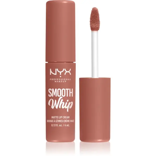 NYX Professional Makeup Smooth Whip Matte Lip Cream sametová rtěnka s vyhlazujícím efektem odstín 23 Laundry Day 4 ml