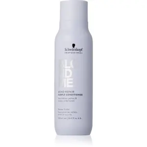 Schwarzkopf Professional Blondme Bond Repair Purple Conditioner fialový kondicionér pro blond vlasy 250 ml