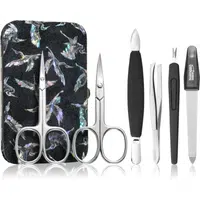 DuKaS Premium Line Solingen 126 manikúrní set + pouzdro Silver Birds