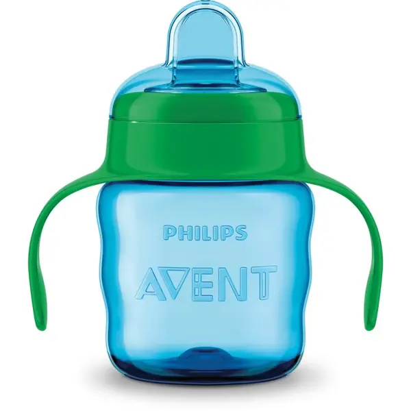 Philips Avent Classic SCF551/05 6 m+ hrnek s držadly Blue 200 ml