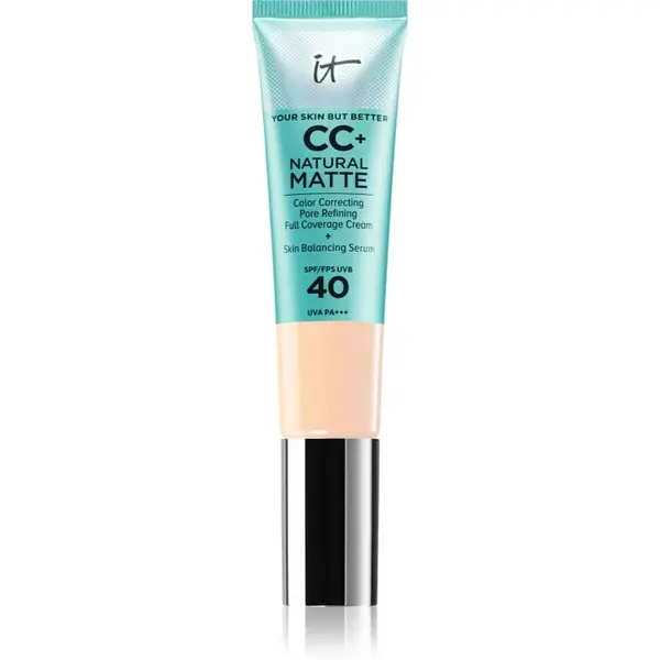 IT Cosmetics Your Skin But Better CC+ Natural Matte CC krém pro matný vzhled SPF 40 Fair Beige 32 ml