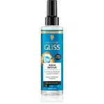 Schwarzkopf Gliss Aqua Revive bezoplachový kondicionér ve spreji pro normální až suché vlasy 200 ml