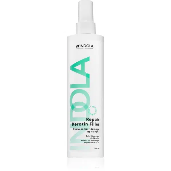 Indola Repair Keratin Filler regenerační kúra pro poškozené, chemicky ošetřené vlasy 300 ml
