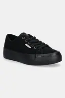 Semišové tenisky Calvin Klein VULC FLATF LACE UP SUE/WL CK