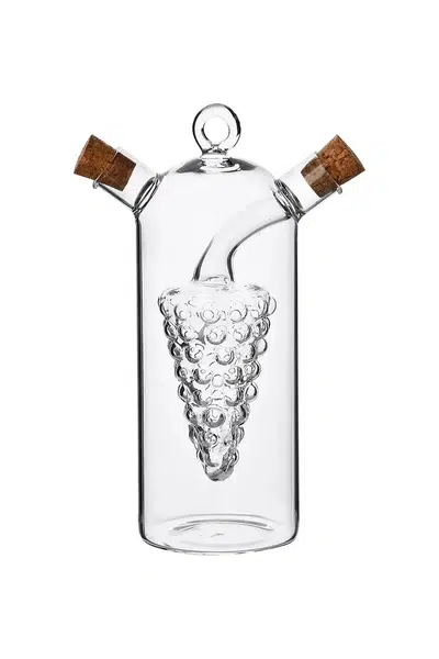 Fľaša na olej a ocot Affek Design Peter 300 / 30 ml priehľadná farba