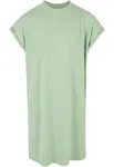 Turtle Extended Shoulder dress for girls - green