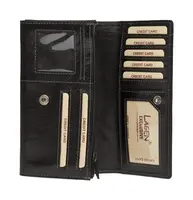 Dámska kožená peňaženka Lagen 6011/T Black