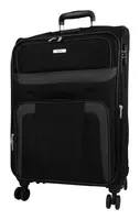 Stredný textilný kufor na kolieskach Skyline Orlando 4w M Black