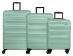 Sada cestovných kufrov Skyline Goomera S,M,L Green
