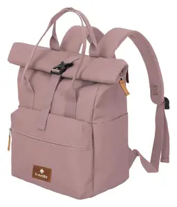 Roll-top batoh Travelite Basics Short Handle Roll-up Smoky rose
