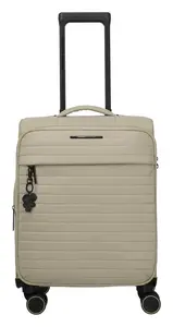 Malý textilný kufor Travelite BARBARA Stepp S Satin nude