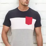 T8592 DEWBERRY MEN'S T-SHIRT-DARK NAVY BLUE