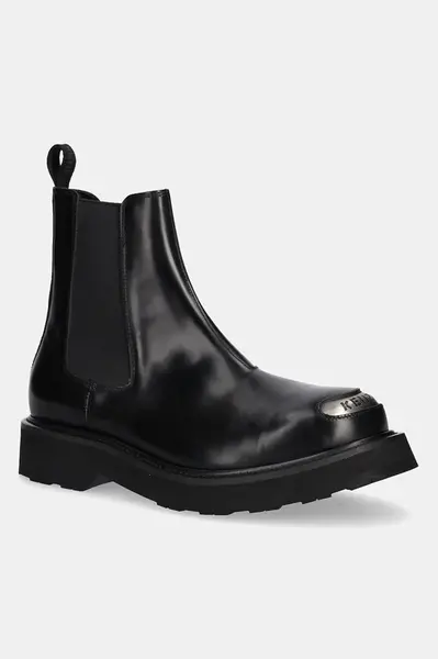 Kožené topánky chelsea Kenzo Smile Lace Up Boots