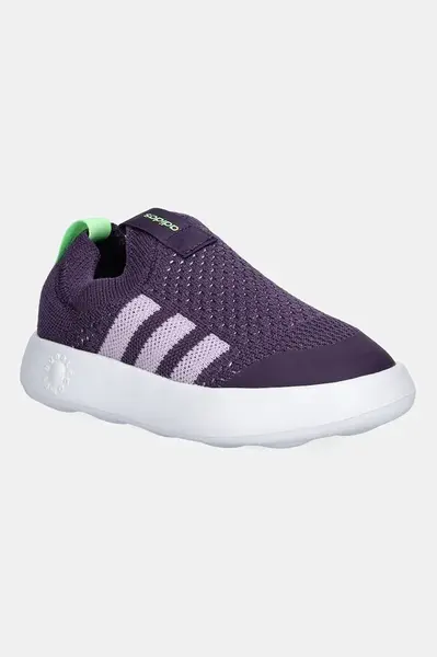 Detské tenisky adidas BUBBLECOMFY fialová farba, JR5990