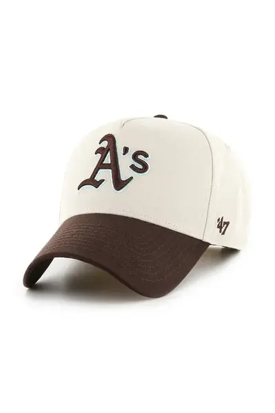 Bavlněná baseballová čepice 47 brand MLB Athletics Sure Shot