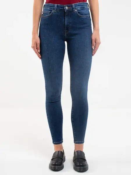 Big Star Woman's Push Up Trousers Denim 115620 -517