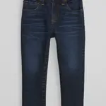 Modré chlapčenské slim fit džínsy GAP