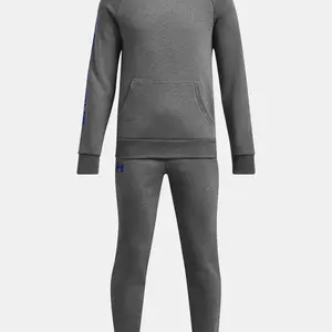 Sada chlapčenskej mikiny a teplákov v šedej farbe Under Armour Rival