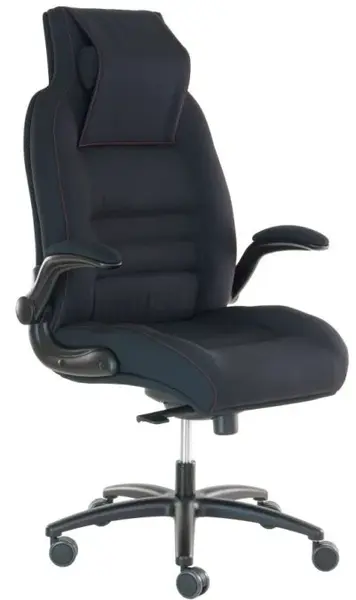 ALBA Kancelárske kreslo DISPOS pro 24 hod. prevádzku, kovový kríž, BLACK 27