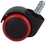 MERCURY Koliesko, pogumované, priemer 50mm, čap 11mm - červené