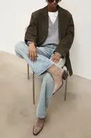 Semišové topánky chelsea Answear.LAB