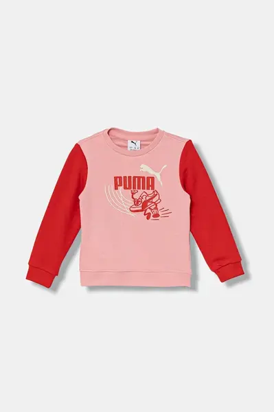 Puma Detská mikina Puma LITTLE RUNNERS Crew TR PS