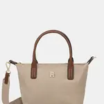 Kabelka Tommy Hilfiger béžová farba, AW0AW17709