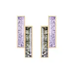 Preciosa Elegantní ocelové náušnice Desire s českým křišťálem Preciosa 7424Y73