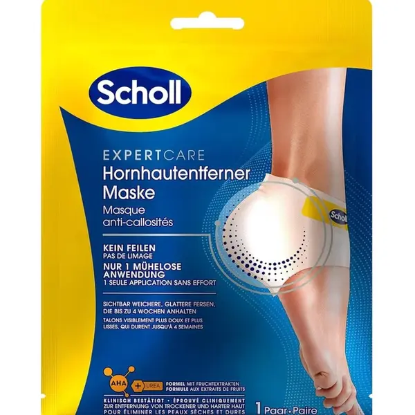 Scholl Peelingová maska na paty Expert Care (Exfoliating Heel Peel Mask) 1 pár