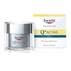 Eucerin Regenerační noční krém proti vráskám pro všechny typy citlivé pleti Q10 Active 50 ml