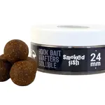 The one vyvážené boile hook bait wafters soluble black uzená ryba - 24 mm