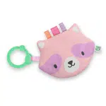 INGENUITY Hračka senzorická na C kroužku Crinklet™ mýval Deni 0m+