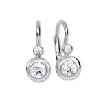Soliter Stříbrné náušnice s krystaly 436 001 00330 04