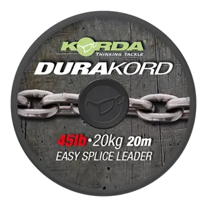 Korda návazcová šňůrka dura-kord dyneema spliceable leader - 45 lb 20 m