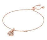 Michael Kors Půvabný pozlacený náramek se zirkony Love Kors MKC1748CZ791